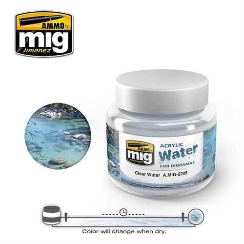 A.MIG 2205 Clear Water  acrylic water 